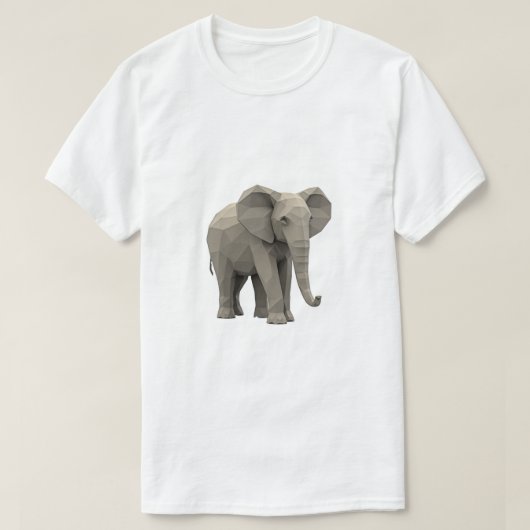 geometrische olifant T-shirt (Design voorkant)