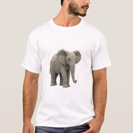 geometrische olifant T-shirt