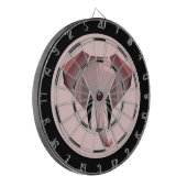 Geometrische Olifantenkop Regeling Dartbord (Voorkant Links)