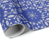Geometrische omwikkeling van Bright rijke blauwe z Cadeaupapier (Rol Hoek)
