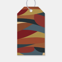 Geometrische ondoorzichtige Glas in lood stijl Abs Cadeaulabel