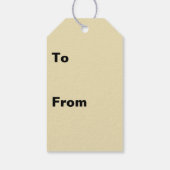 Geometrische ondoorzichtige Glas in lood stijl Abs Cadeaulabel (Achterkant)