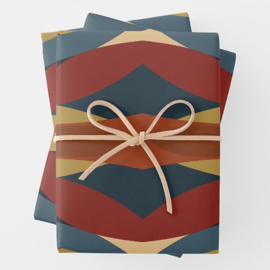 Geometrische ondoorzichtige Glas in lood stijl Abs Inpakpapier Vel (In situ)