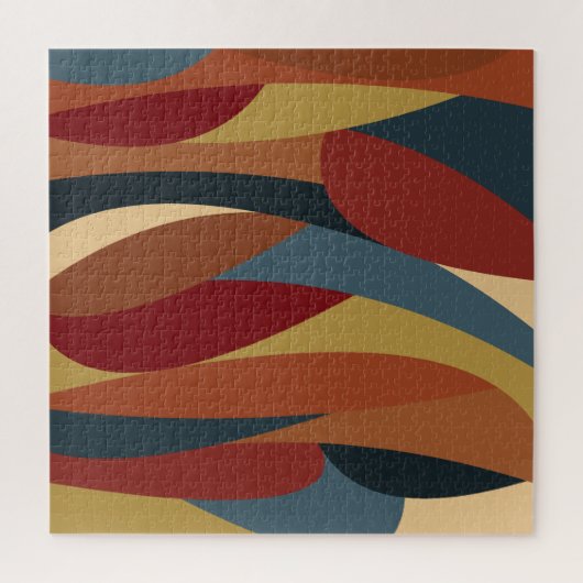 Geometrische ondoorzichtige Glas in lood stijl Abs Legpuzzel (Verticaal)