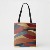 Geometrische ondoorzichtige Glas in lood stijl Abs Tote Bag (Voorkant)