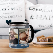 Geometrische ontwerp-Vaderdag Foto-Mok Koffiemok