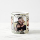 Geometrische ontwerpfotocollage Mok (Center)