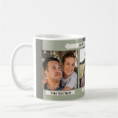 Geometrische ontwerpfotocollage Mok (Links)