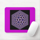 Geometrische ontwerpmousepad muismat (Met muis)