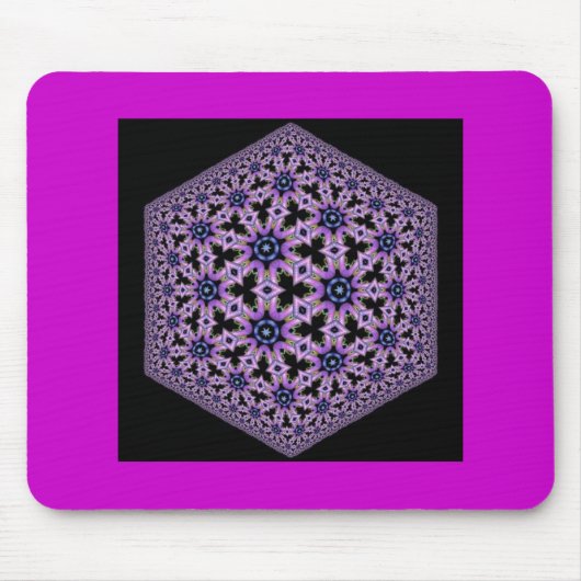 Geometrische ontwerpmousepad muismat (Voorkant)