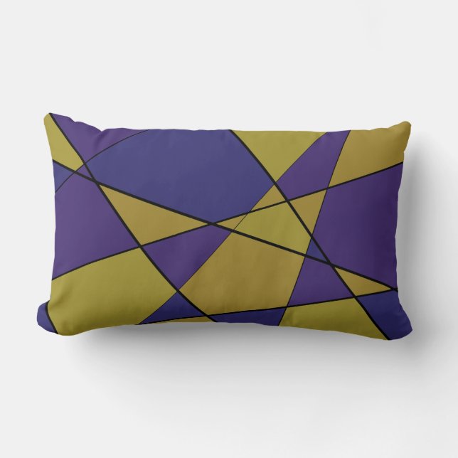 Geometrische ontwerppiloot kussen (Voorkant)
