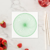 Geometrische oogservetten servet (Insitu)