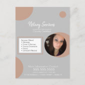 Geometrische openbare telefoondienst Fotobrochure Briefkaart (Voorkant)