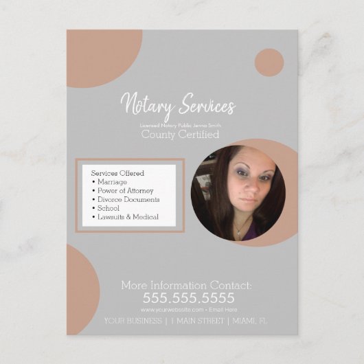 Geometrische openbare telefoondienst Fotobrochure Briefkaart (Voorkant)