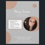 Geometrische openbare telefoondienst Fotobrochure Flyer<br><div class="desc">Moderne brochures voor notionele overheidsdiensten met geometrische vormen</div>