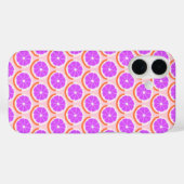 Geometrische Oranje Plakken Roze Limonade Case-Mate iPhone Case (Achterkant (horizontaal))