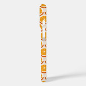 Geometrische Oranje Plakken Warm Retro Case-Mate iPhone Case (Achterkant / Links)