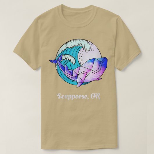 Geometrische Orca van vrouwen T-shirt (Design voorkant)