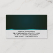 Geometrische organische logo | Tech Visitekaartje (Achterkant)