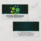 Geometrische organische logo | Tech Visitekaartje (Voorkant / Achterkant)