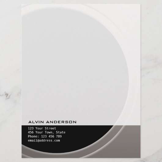 Geometrische Origineel  om het even welke Tekst en Persoonlijk Briefhoofd (Voorkant)