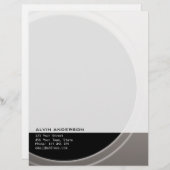 Geometrische Origineel  om het even welke Tekst en Persoonlijk Briefhoofd (Voorkant / Achterkant)