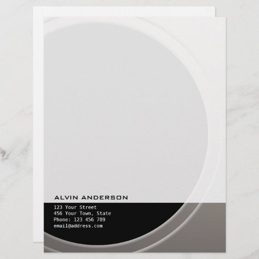 Geometrische Origineel  om het even welke Tekst en Persoonlijk Briefhoofd (Voorkant / Achterkant)