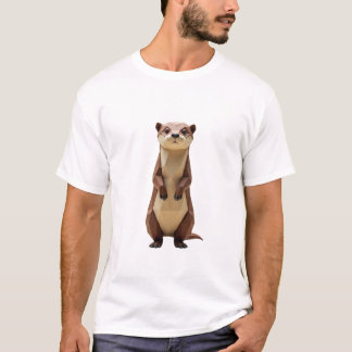geometrische otter t-shirt