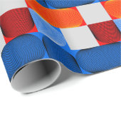 Geometrische overgang: abstract patroon. cadeaupapier (Rol Hoek)