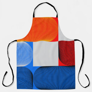 Geometrische overgang: abstract  patroon. schort