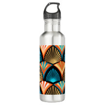 Geometrische palm verlaat gouden patronen in Art D