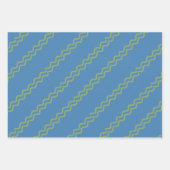 Geometrische papierplatte vellen plaat set van 3 (Voorkant 2)