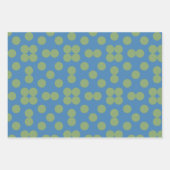 Geometrische papierplatte vellen plaat set van 3 (Voorkant)