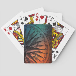 Geometrische passer pokerkaarten
