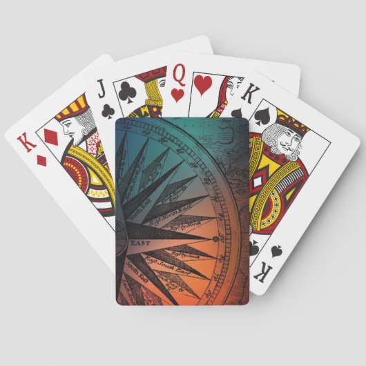 Geometrische passer pokerkaarten (Achterkant)