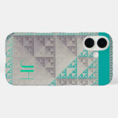 Geometrische patronen & Aangepast Monogram Case-Mate iPhone Case (Achterkant (horizontaal))