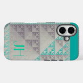 Geometrische patronen & Aangepast Monogram Case-Mate iPhone Case (Achterkant (horizontaal))