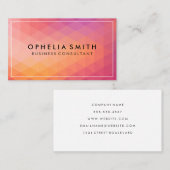 Geometrische patronen | Artistiek Minimaal Visitekaartje (Voorkant / Achterkant)