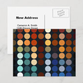 Geometrische patronen | Briefkaart voor adreswijzi (Voorkant / Achterkant)