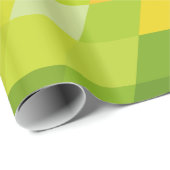 Geometrische patronen | Groene driehoeken Cadeaupapier (Rol Hoek)