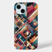 Geometrische patronen iPhone case (Achterkant)
