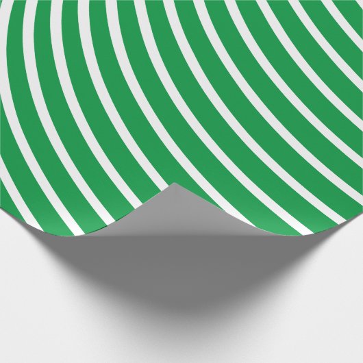 Geometrische patronen Kerstgroen Abstract wit Cadeaupapier (Hoek)