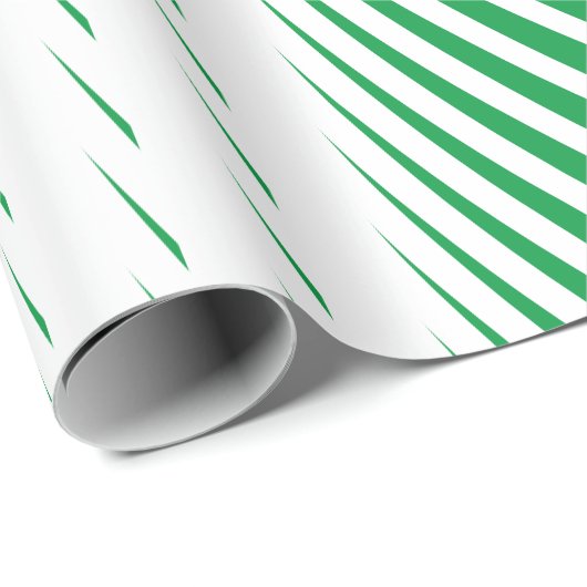 Geometrische patronen Kerstgroen Abstract wit Cadeaupapier (Rol Hoek)