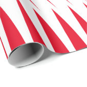 Geometrische patronen Kerstmis Rood Witte pieken K Cadeaupapier (Rol Hoek)