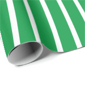 Geometrische patronen Kerstmis White Green Spike A Cadeaupapier (Rol Hoek)