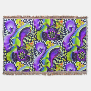 Geometrische patronen kunst Deco Deken