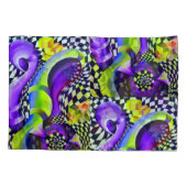 Geometrische patronen kunst Deco Kussensloop (Achterkant)