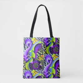 Geometrische patronen kunst Deco Tote Bag