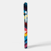 Geometrische patronen met gedurfde contrasterende  Case-Mate iPhone case (Achterkant / Links)