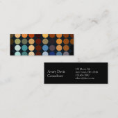 Geometrische patronen | Multicolorcirkels II Mini Visitekaartje (Voorkant / Achterkant)